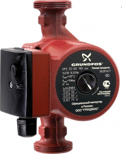 Насос циркуляционный GRUNDFOS UPS 25- 60 130