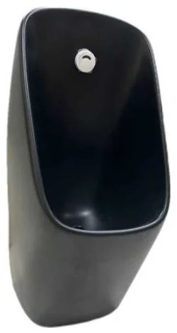 Писсуар подвесной SantiLine SL-6004MB сенсорный, черный, с