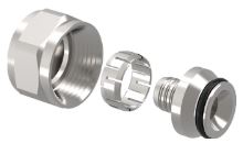 Зажимной адаптер латунный PE-X 16x2,2-3/4" ВР